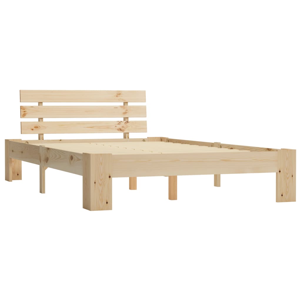 vidaXL Cadre de lit sans matelas 140x200 cm bois massif de pin