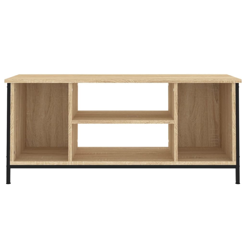 vidaXL Meuble TV chêne sonoma 102x35x45 cm bois d'ingénierie