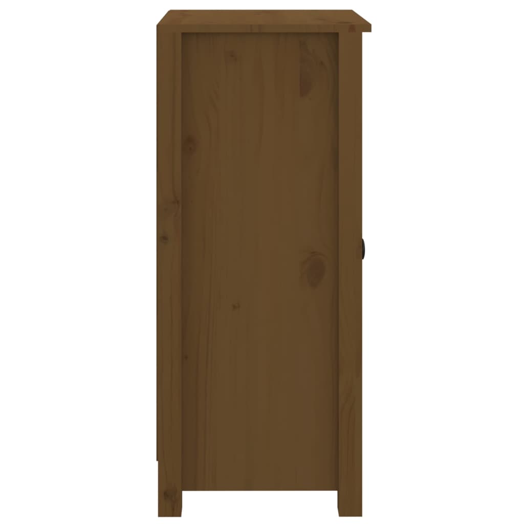 vidaXL Buffet marron miel 40x35x80 cm bois massif de pin