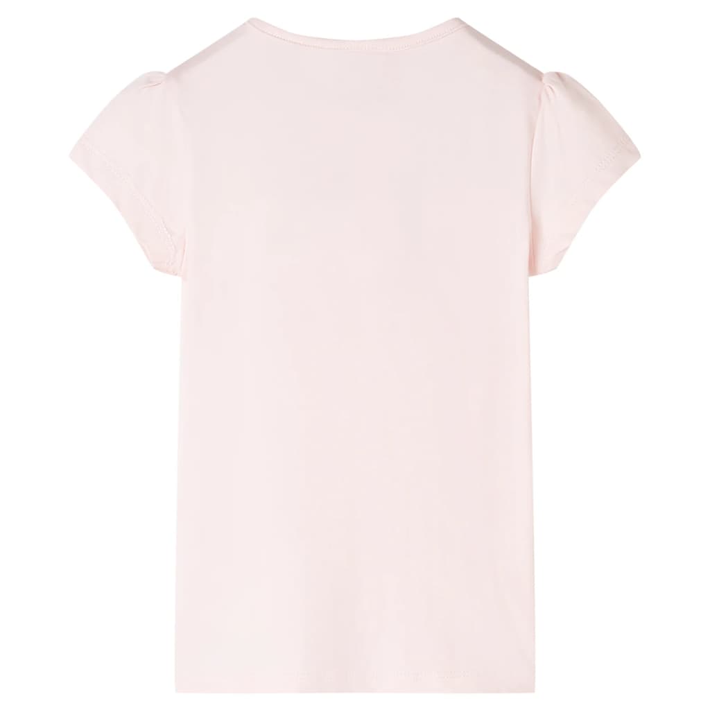 T-shirt pour enfants rose pâle 128