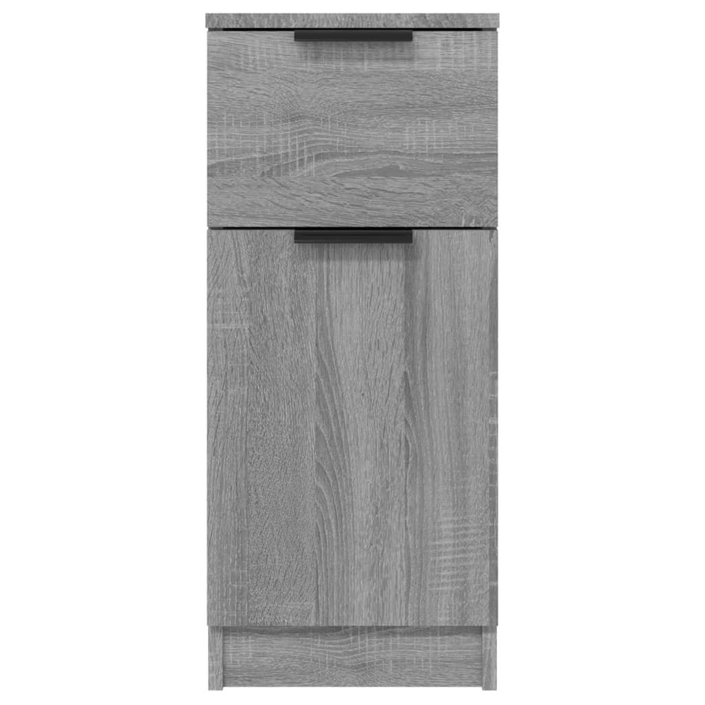 vidaXL Buffet Sonoma gris 30x30x70 cm Bois d'ingénierie