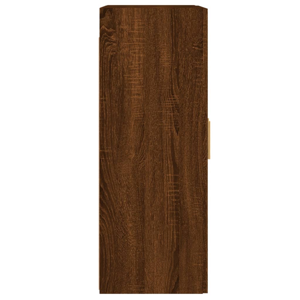 vidaXL Armoires murales 2 pcs chêne marron bois d'ingénierie