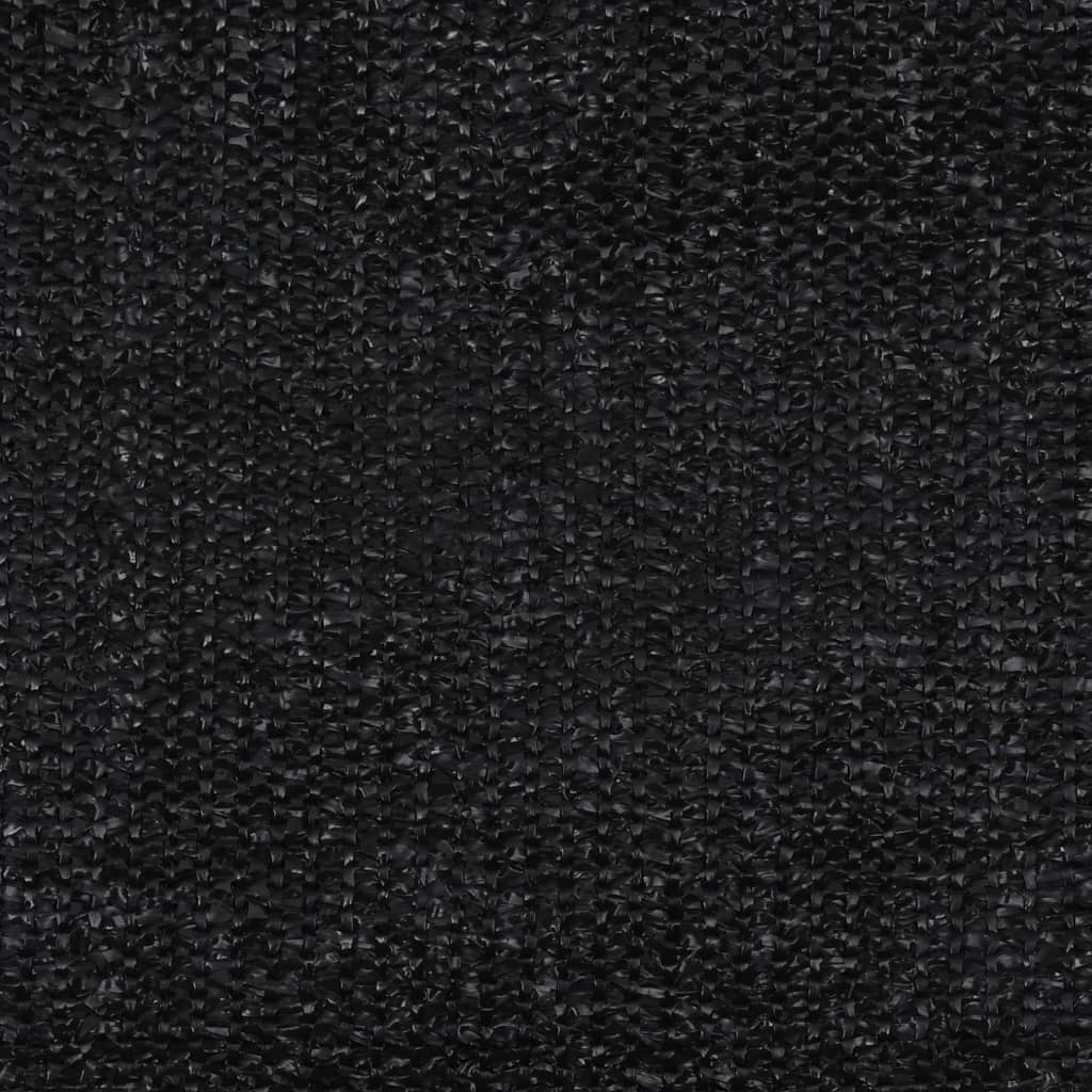 vidaXL Tapis de tente 200x300 cm Noir