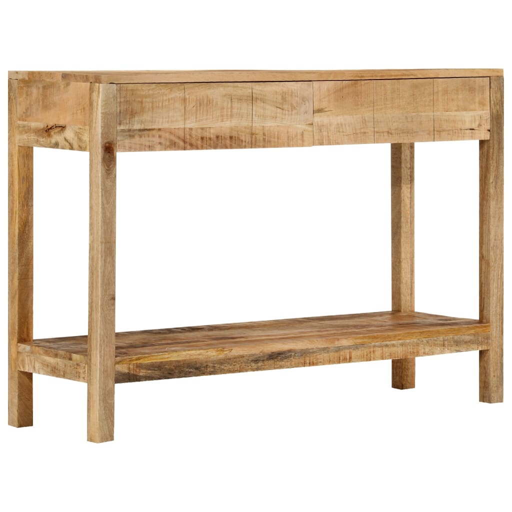 vidaXL Table console et 2 tiroirs 110x35x75 cm bois de manguier solide