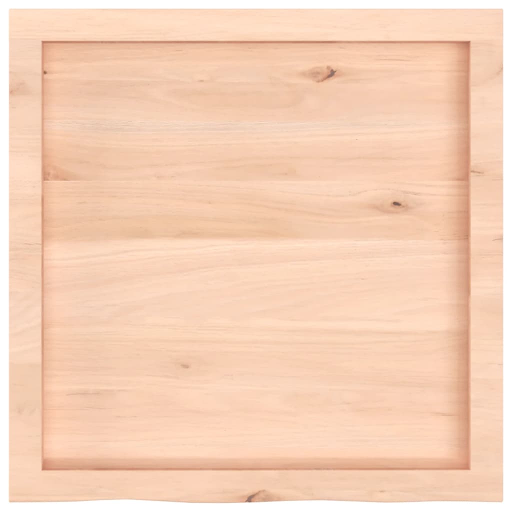 vidaXL Dessus de table 60x60x(2-4) cm bois de chêne massif non traité