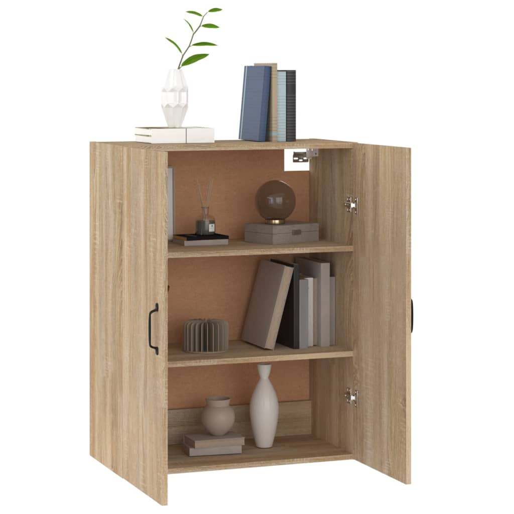 vidaXL Armoire suspendue Chêne sonoma 69,5x34x90 cm Bois d'ingénierie