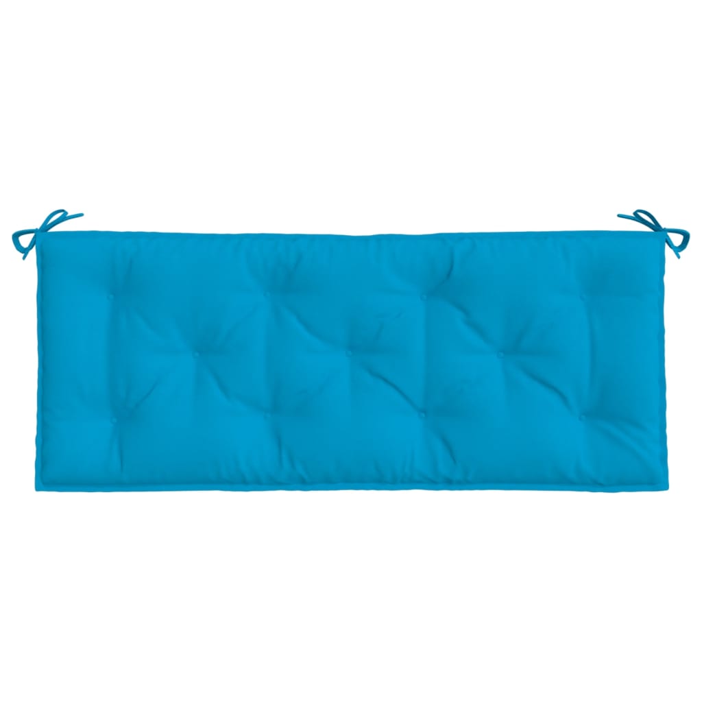 vidaXL Coussin de banc de jardin bleu clair tissu oxford