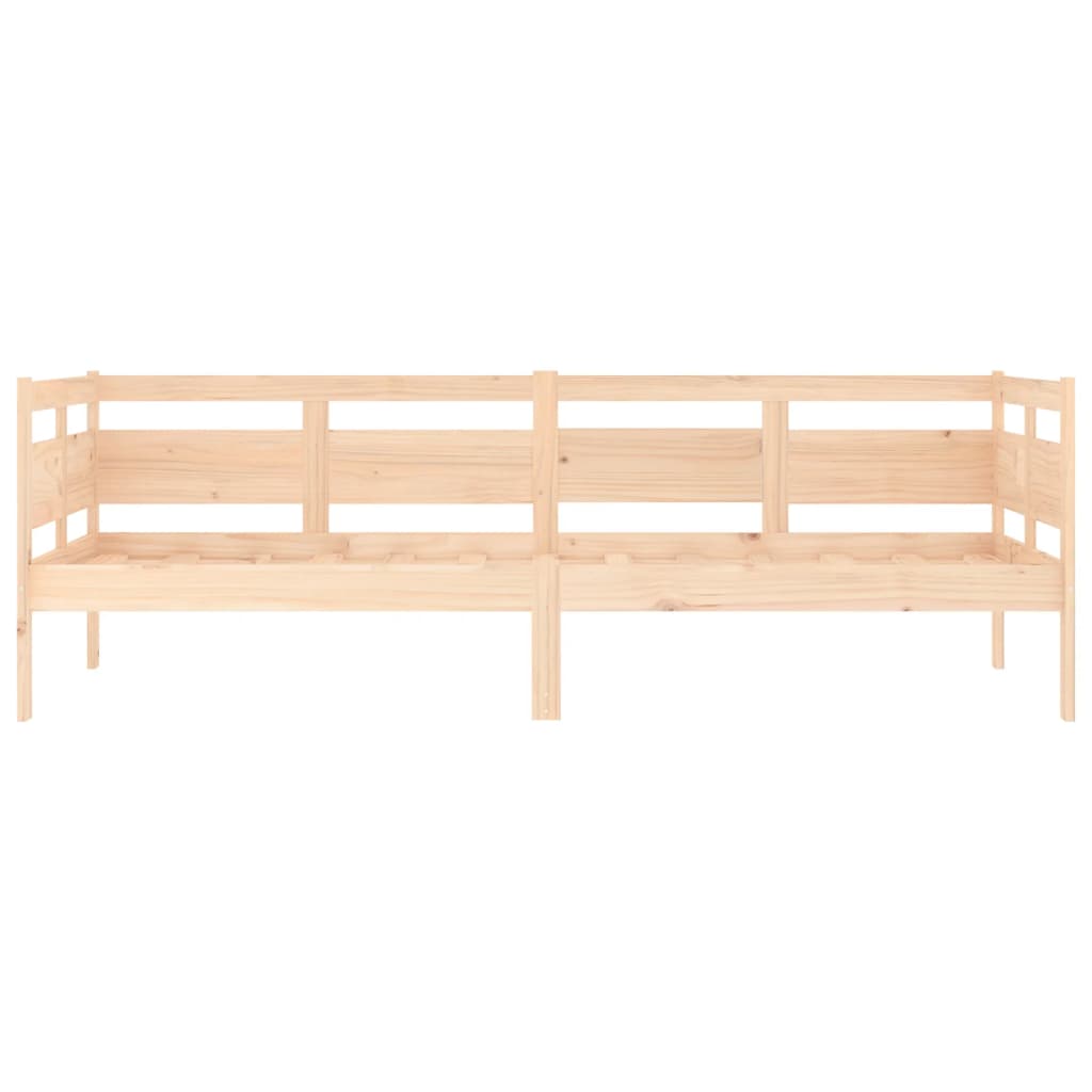 vidaXL Lit de jour sans matelas bois de pin massif 80x200 cm