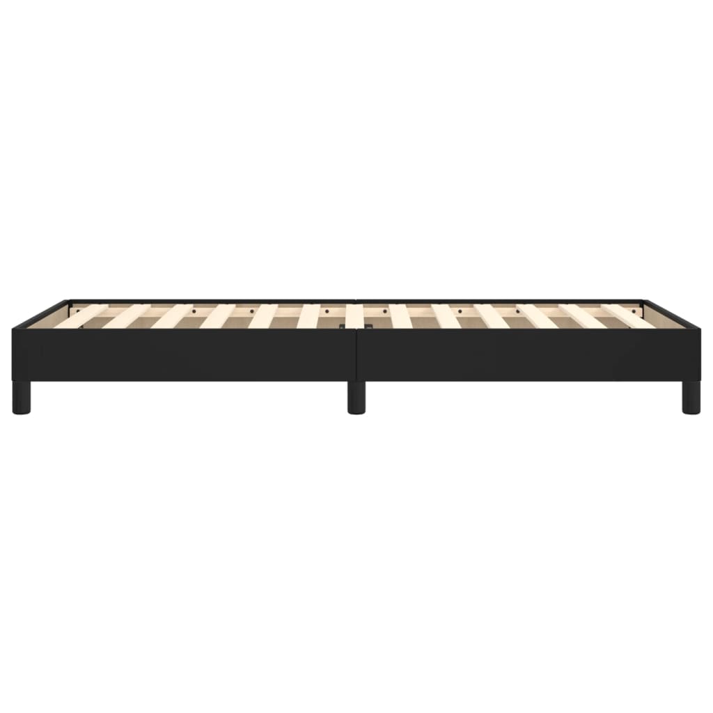 vidaXL Cadre de lit sans matelas noir 100x200 cm similicuir