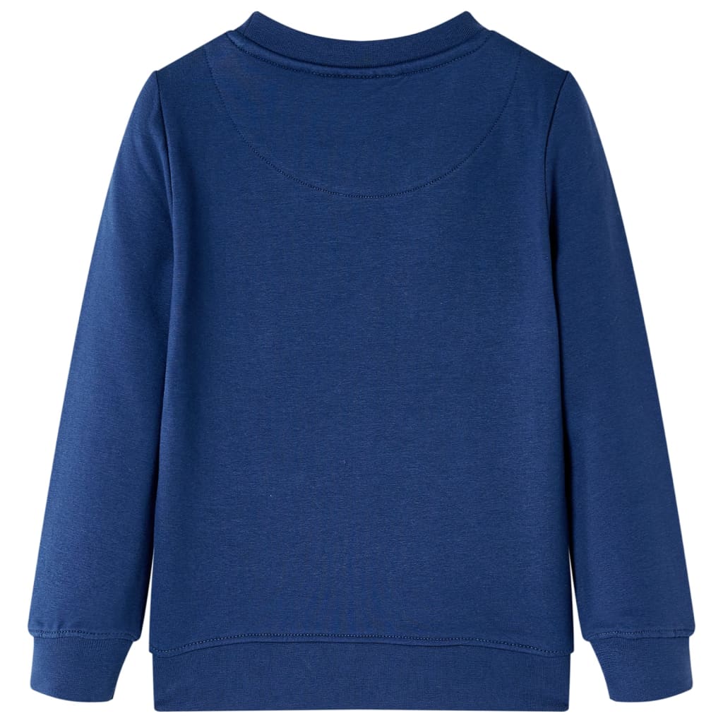 Sweatshirt pour enfants bleu marine 140