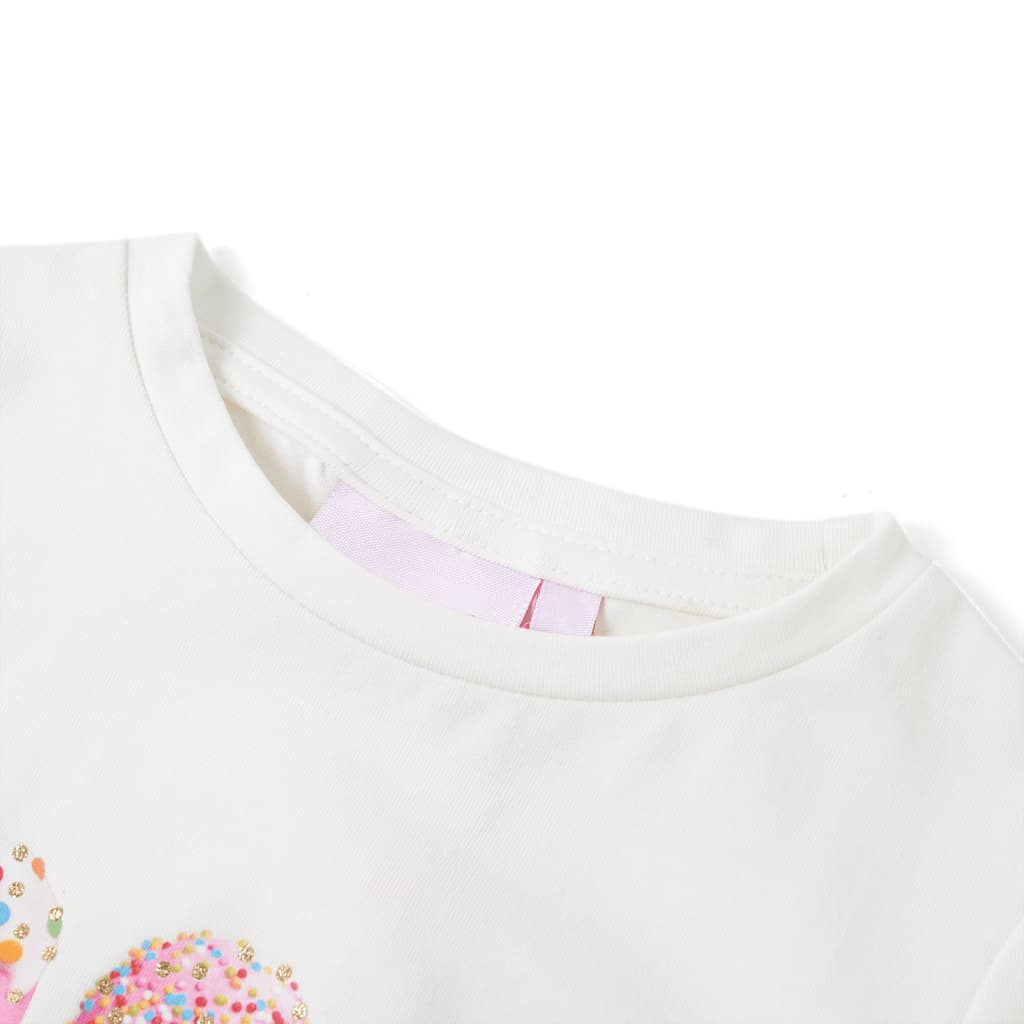 T-shirt pour enfants écru 104