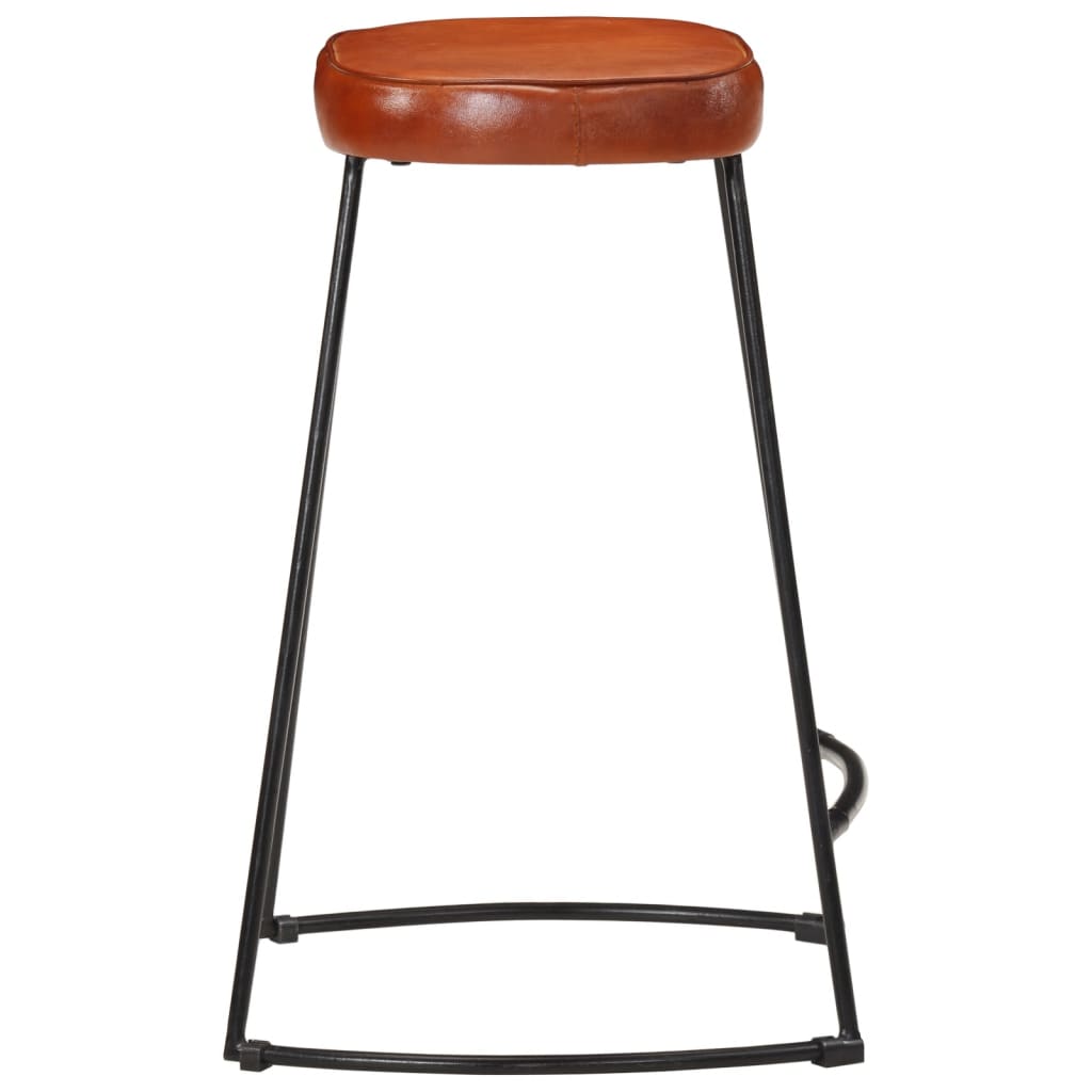 vidaXL Tabourets de bar lot de 2 marron foncé 41x29x62 cm