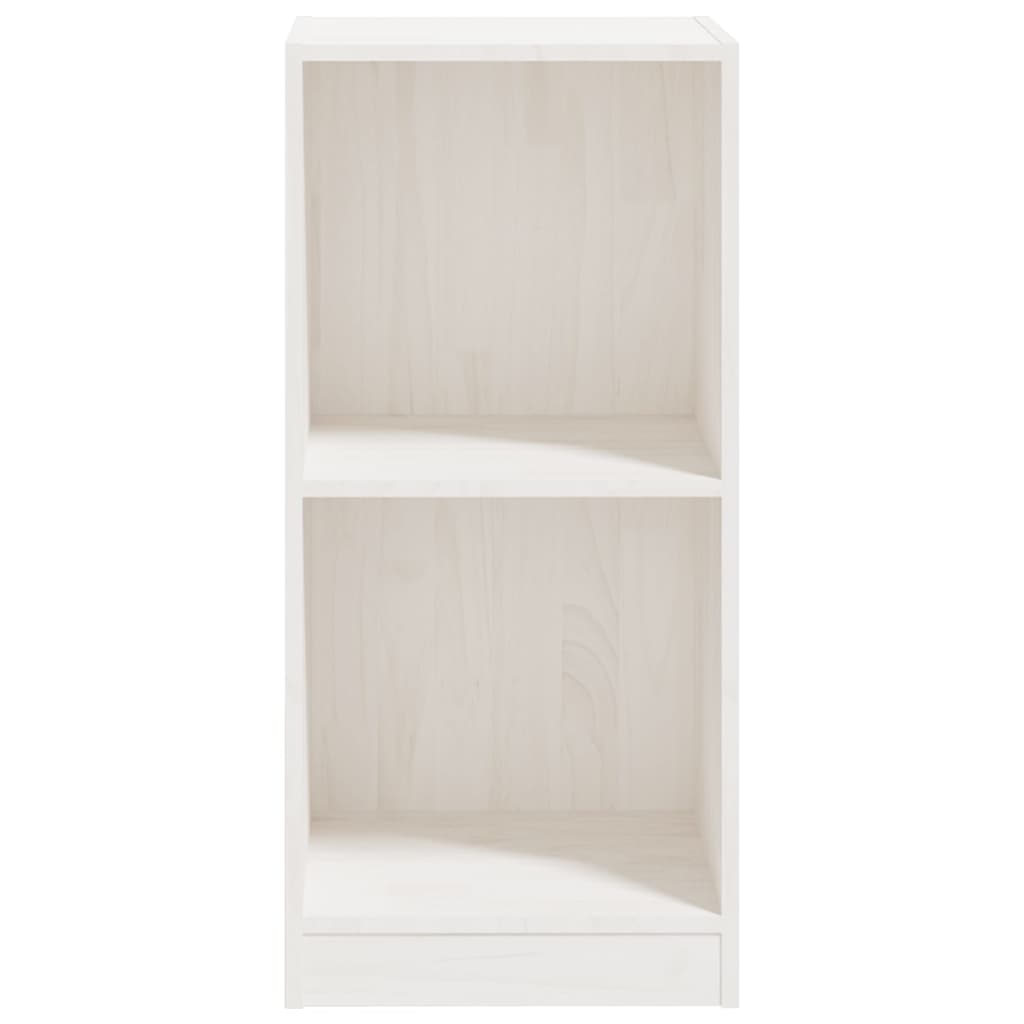 vidaXL Armoire d'appoint blanc 35,5x33,5x76 cm bois de pin massif