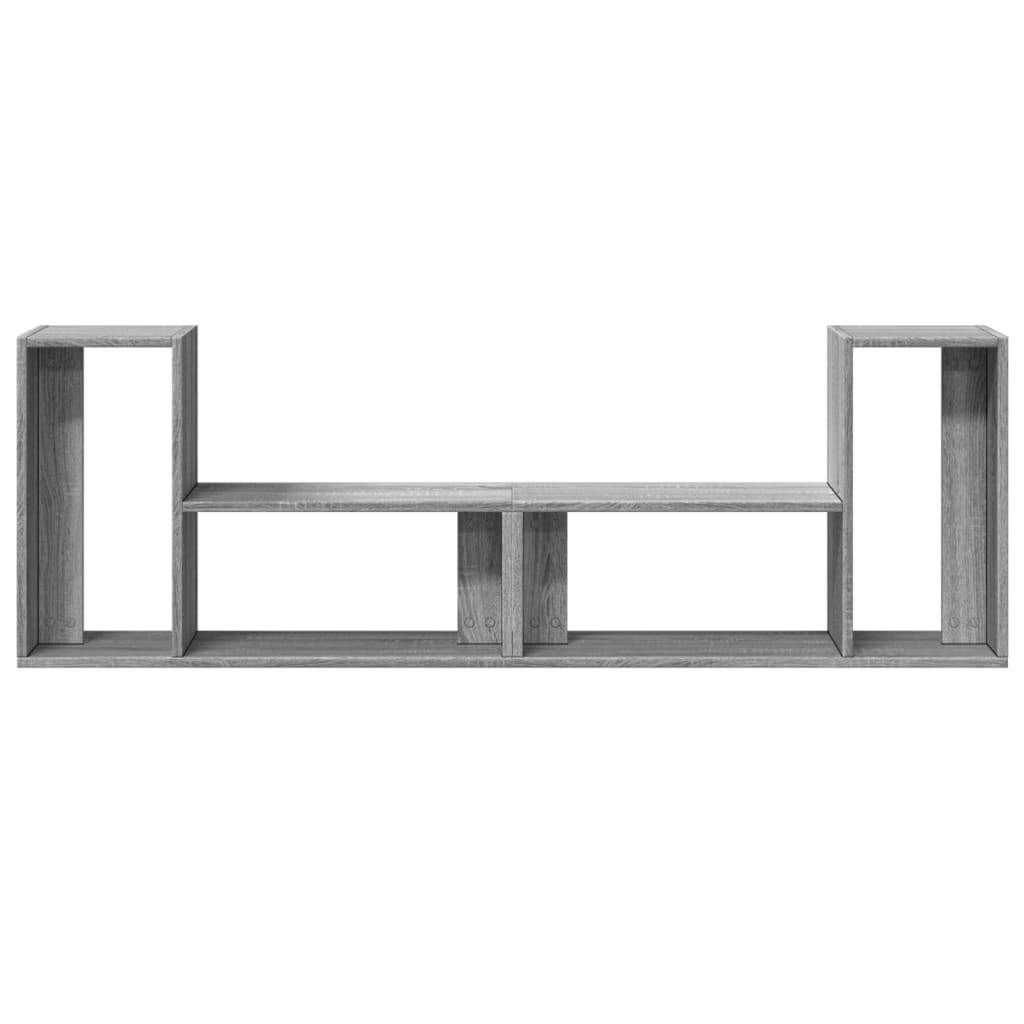 vidaXL Meubles TV 2 pcs sonoma gris 75x30x50 cm bois d'ingénierie