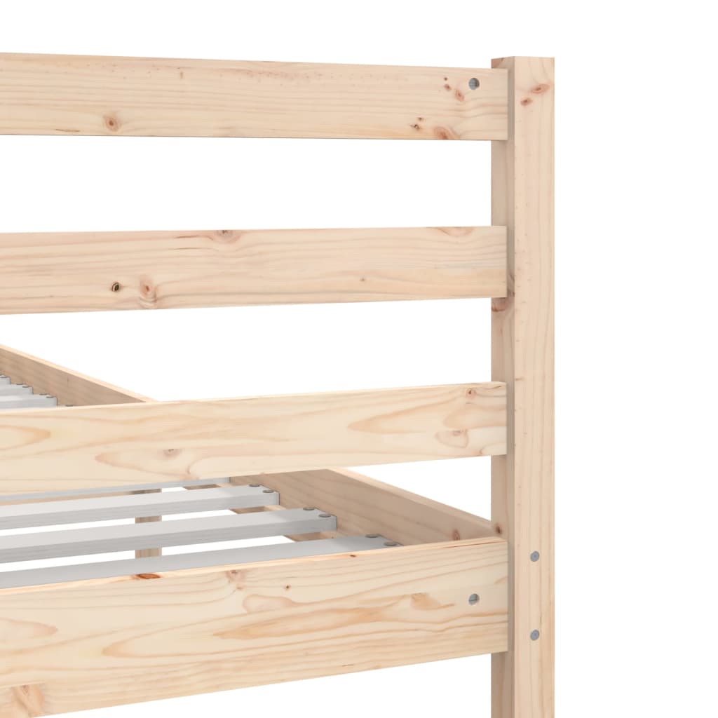 vidaXL Cadre de lit sans matelas 150x200 cm bois massif