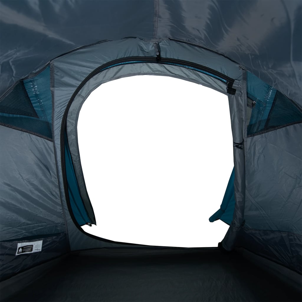 vidaXL Tente de camping tunnel 2 personnes bleu imperméable