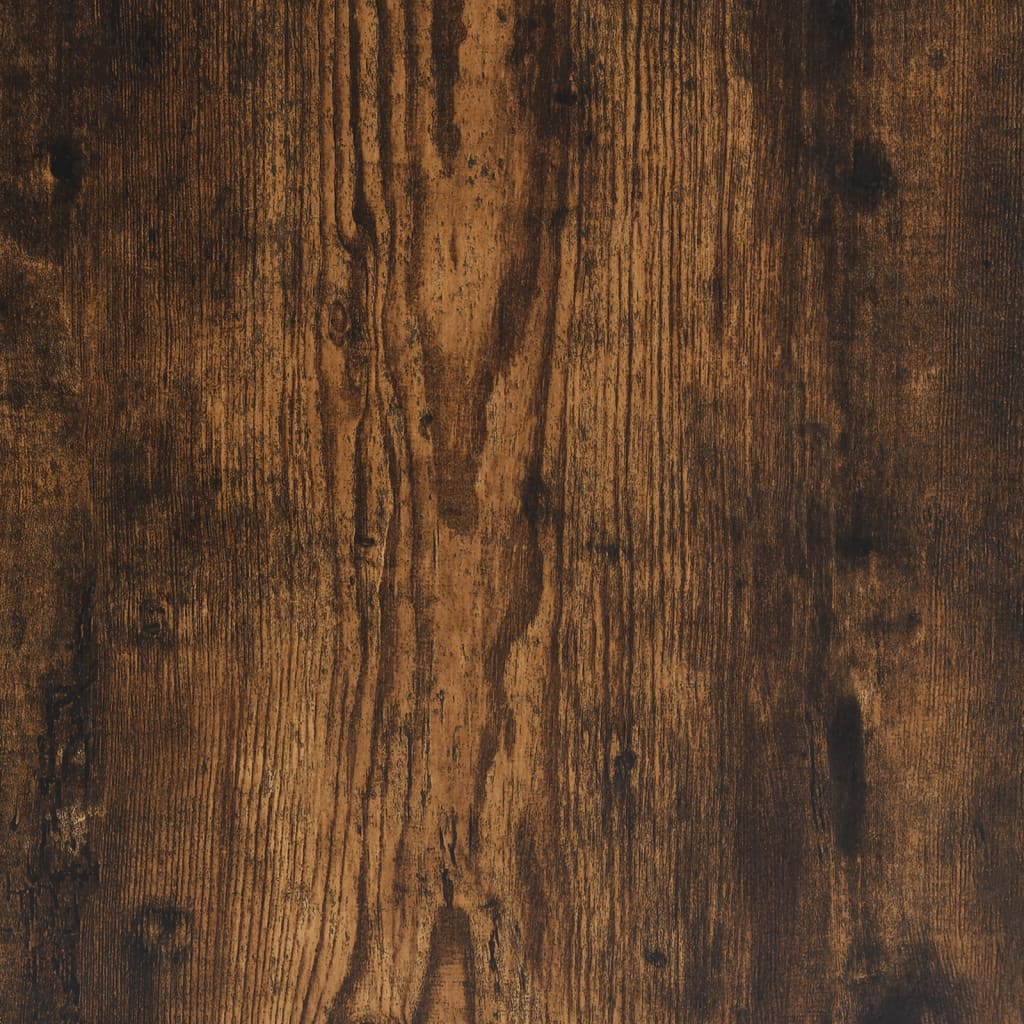 vidaXL Cadre de lit et tiroirs chêne fumé 90x190 cm bois d'ingénierie