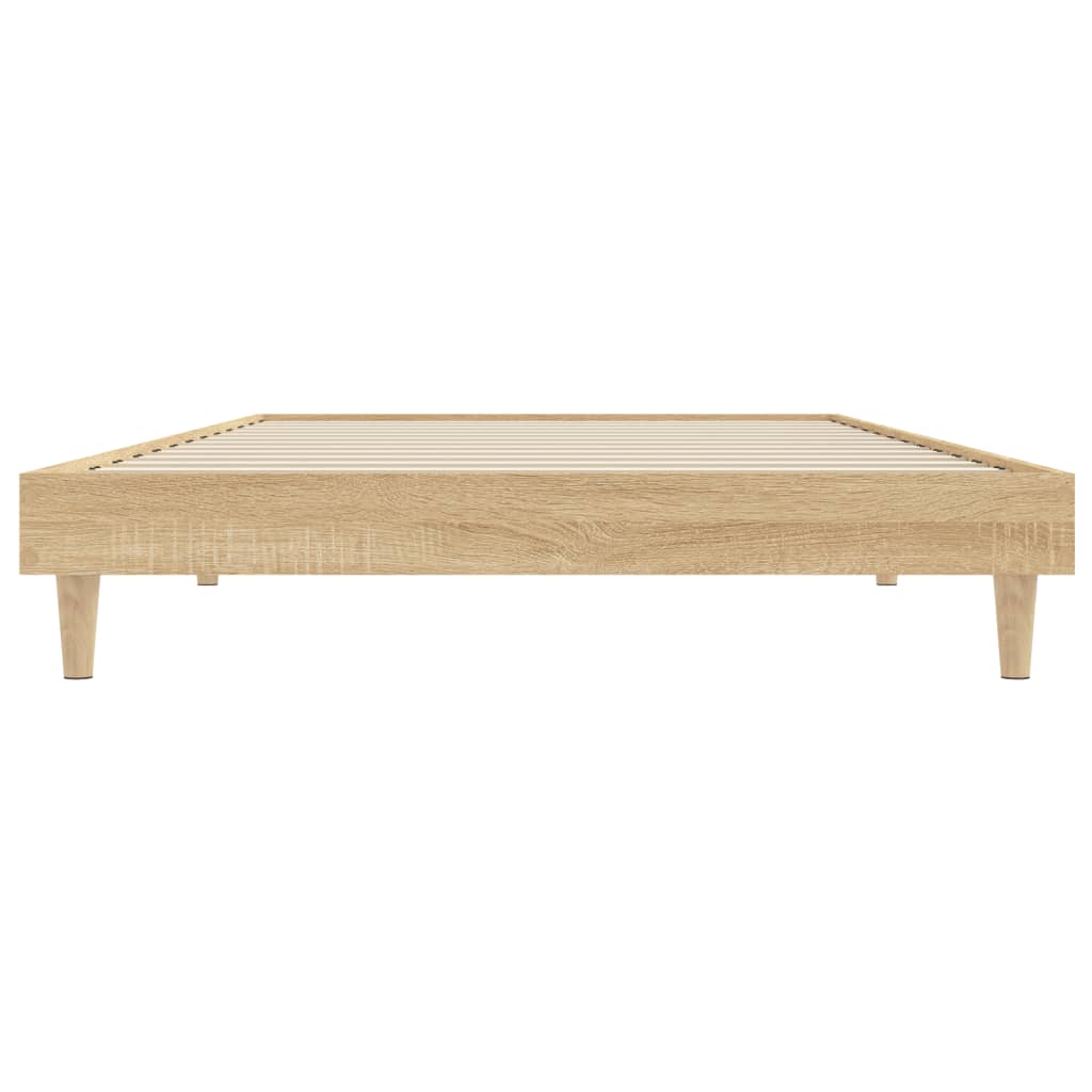 vidaXL Cadre de lit sans matelas chêne sonoma 90x200 cm