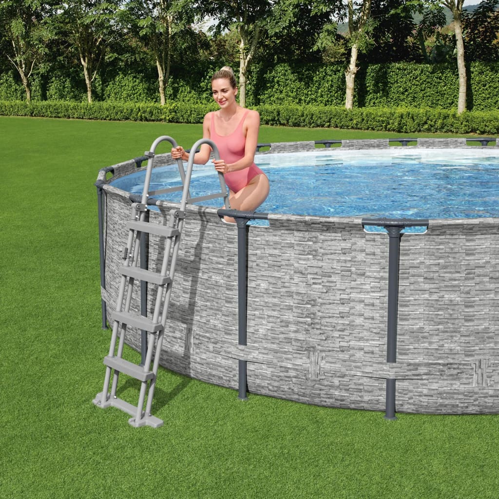 Bestway Échelle de piscine à 4 marches Flowclear 122 cm