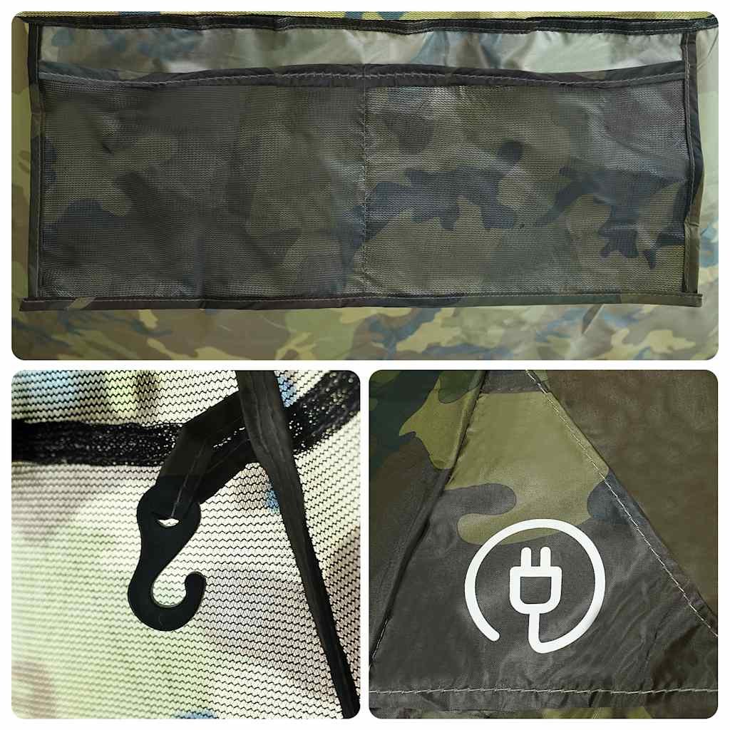 vidaXL Tente familiale tipi 6 personnes camouflage imperméable