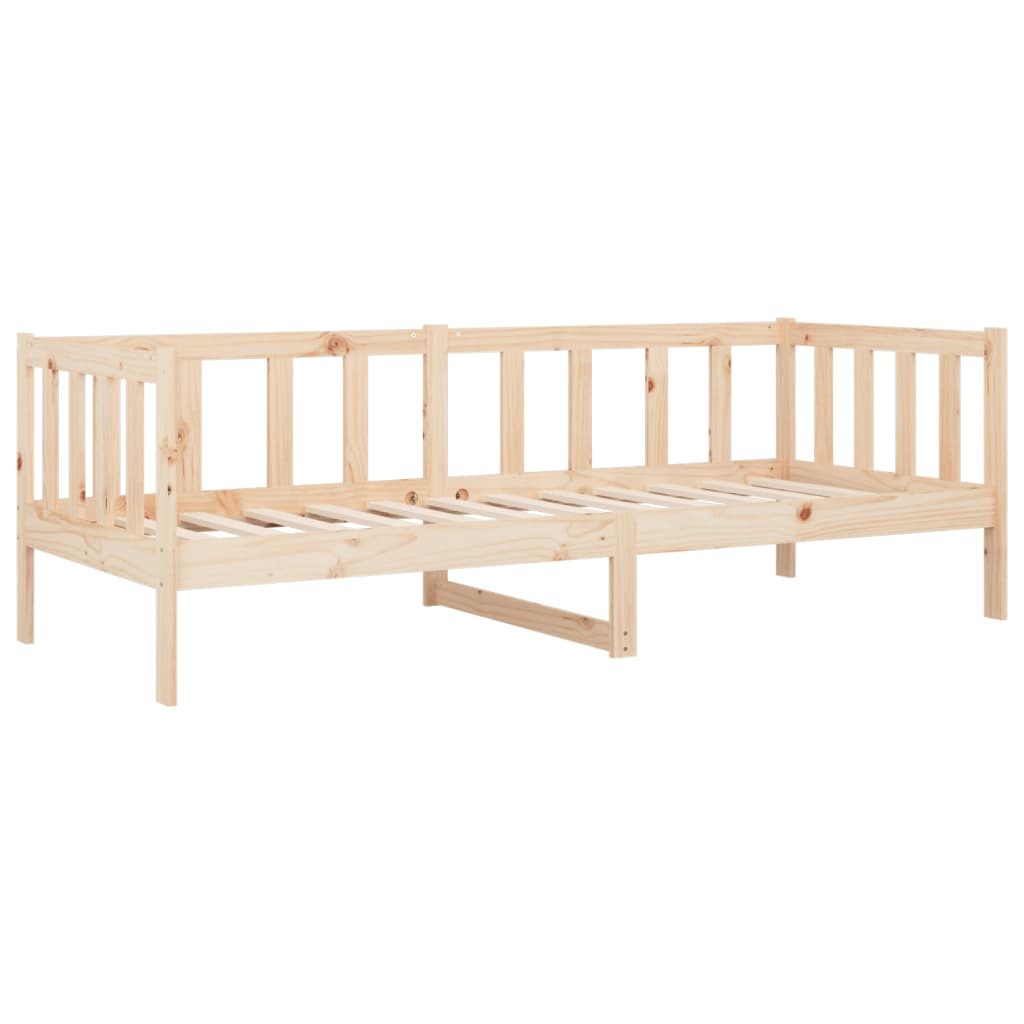 vidaXL Lit de jour sans matelas 90x190 cm bois de pin massif