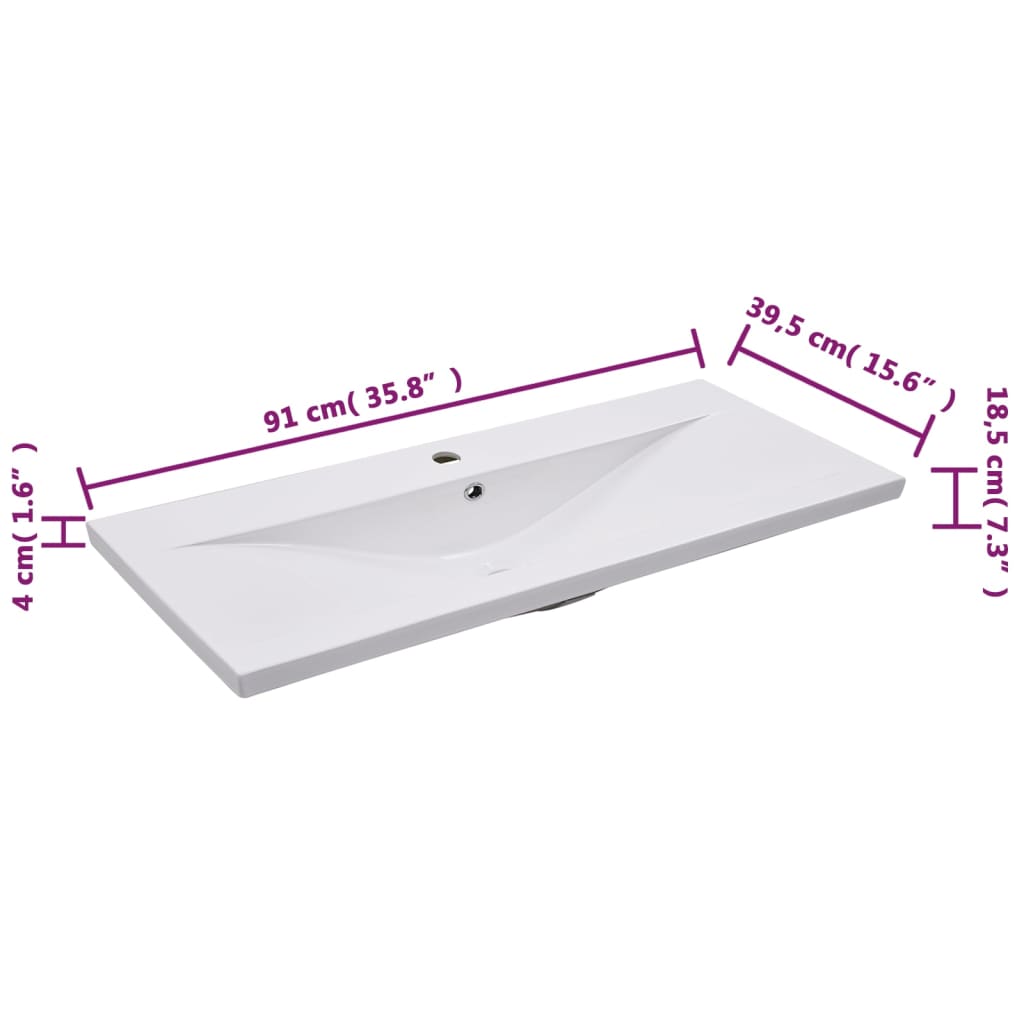 vidaXL Ensemble de meubles de salle de bain Blanc Bois d'ingénierie