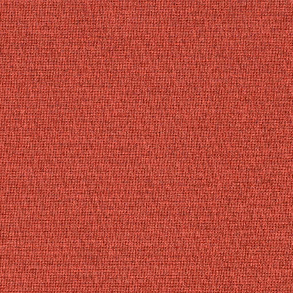 vidaXL Coussin de chaise longue rouge mélangé 200x50x4 cm tissu