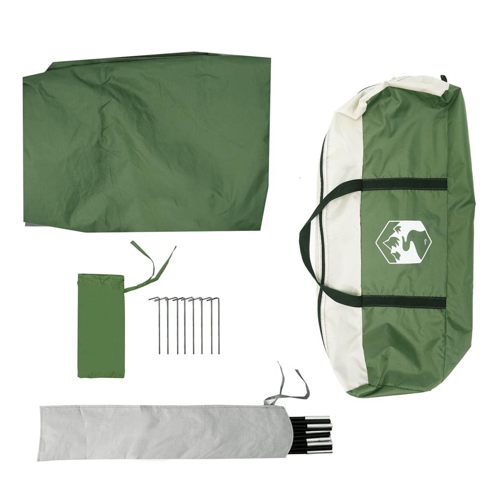 vidaXL Bâche de camping vert 430x380x210 cm imperméable