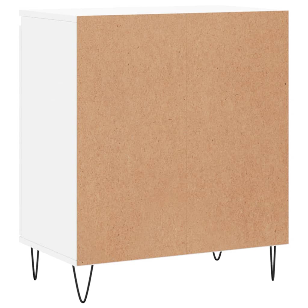 vidaXL Buffet Blanc brillant 60x35x70 cm Bois d'ingénierie