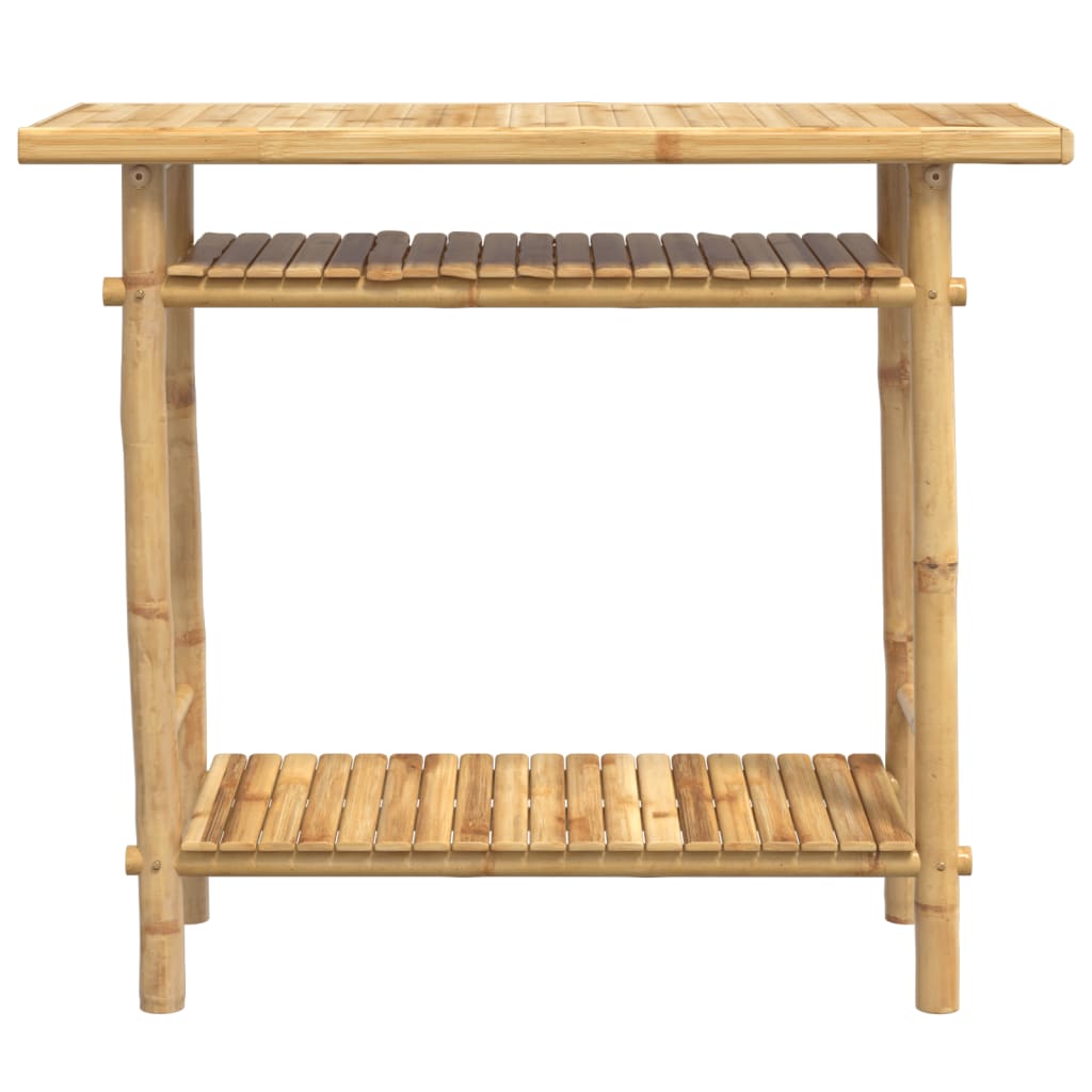 vidaXL Table console 90x37x75 cm bambou