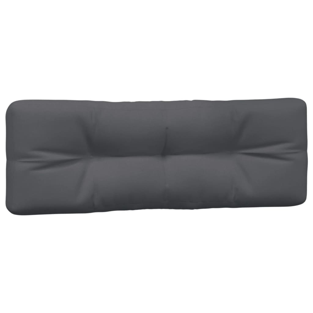 vidaXL Coussins de palette 5 pcs anthracite tissu