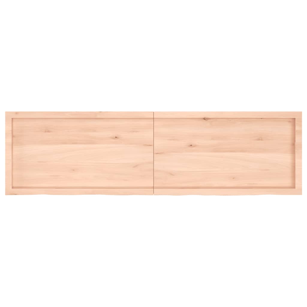 vidaXL Dessus de table 180x50x(2-6) cm bois de chêne massif non traité