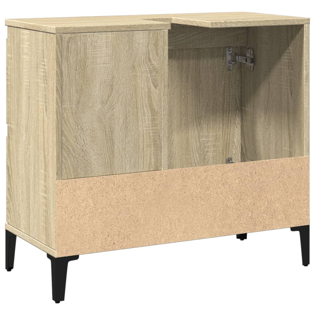 vidaXL Armoire salle de bain chêne sonoma 65x33x60 cm