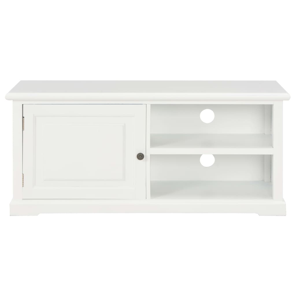 vidaXL Meuble TV Blanc 90x30x40 cm Bois