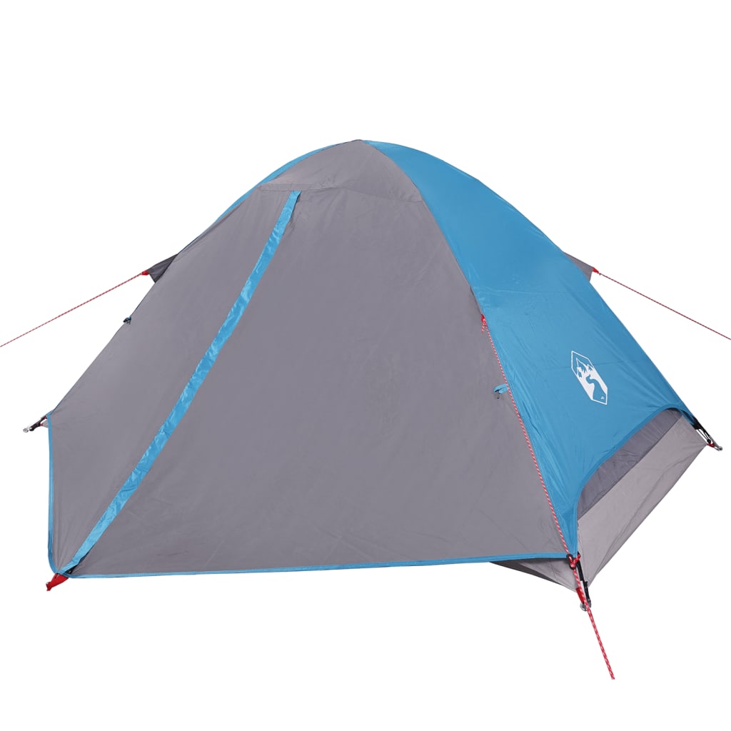 vidaXL Tente de camping à dôme 2 personnes bleu imperméable