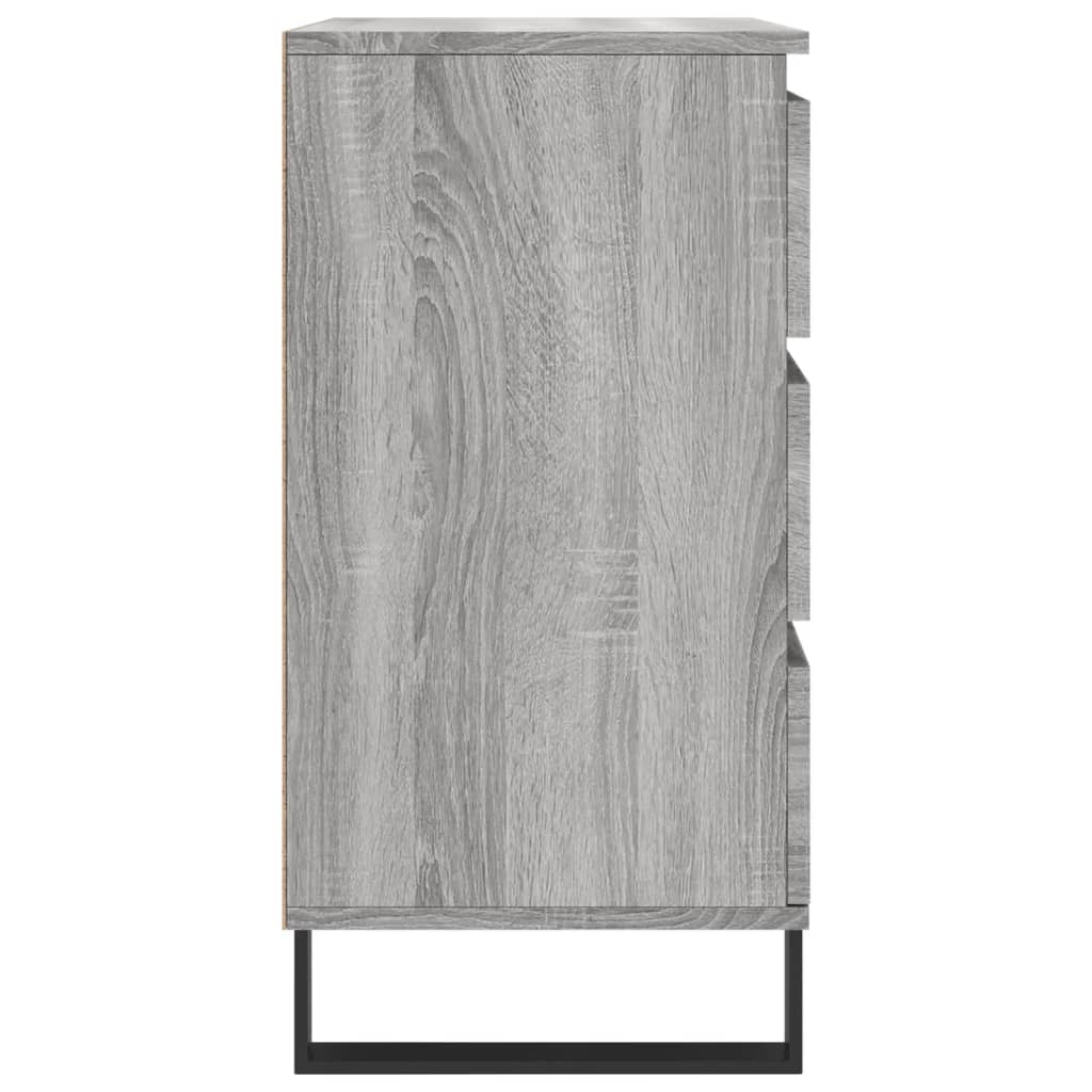 vidaXL Buffet Sonoma gris 60x35x70 cm Bois d'ingénierie