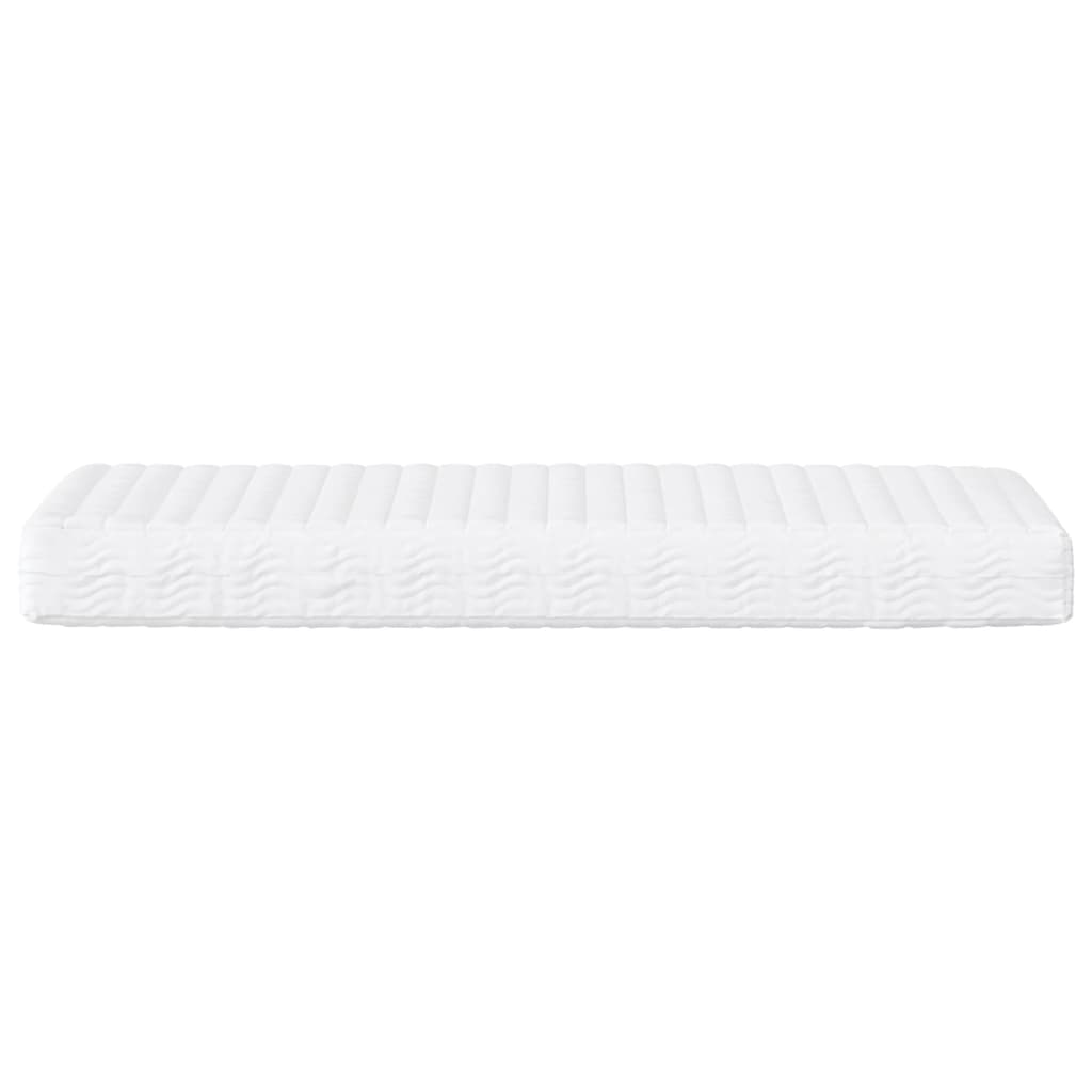 vidaXL Lit de jour avec matelas crème 90x200 cm tissu