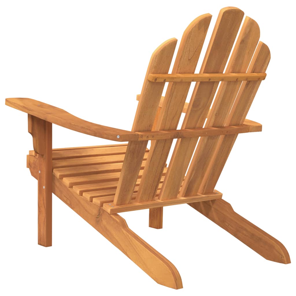 vidaXL Chaise de jardin Adirondack 79x95x92 cm bois de teck solide