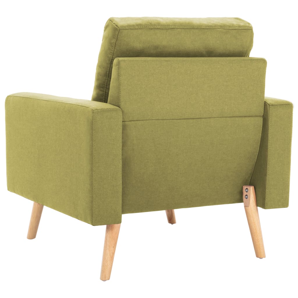 vidaXL Ensemble de canapés 2 pcs Tissu Vert