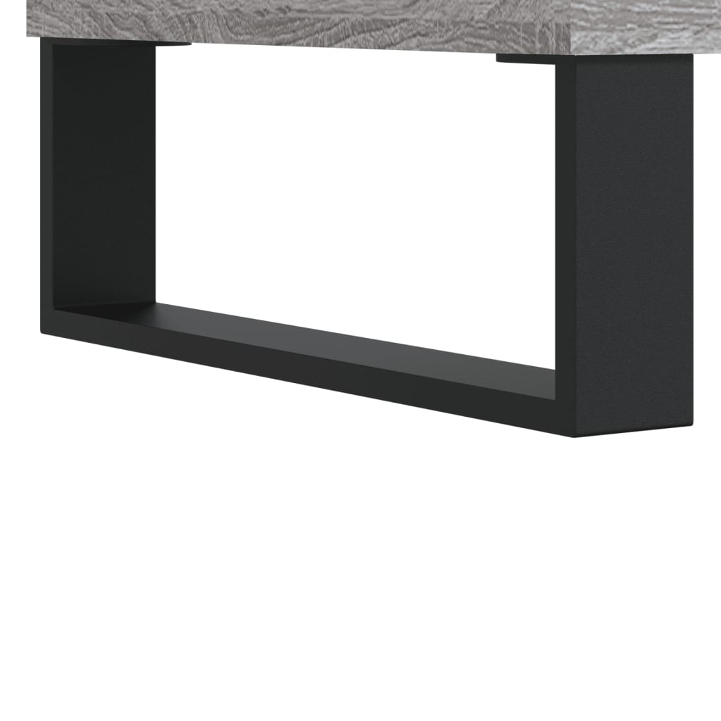 vidaXL Table basse sonoma gris 50x46x35 cm bois d'ingénierie