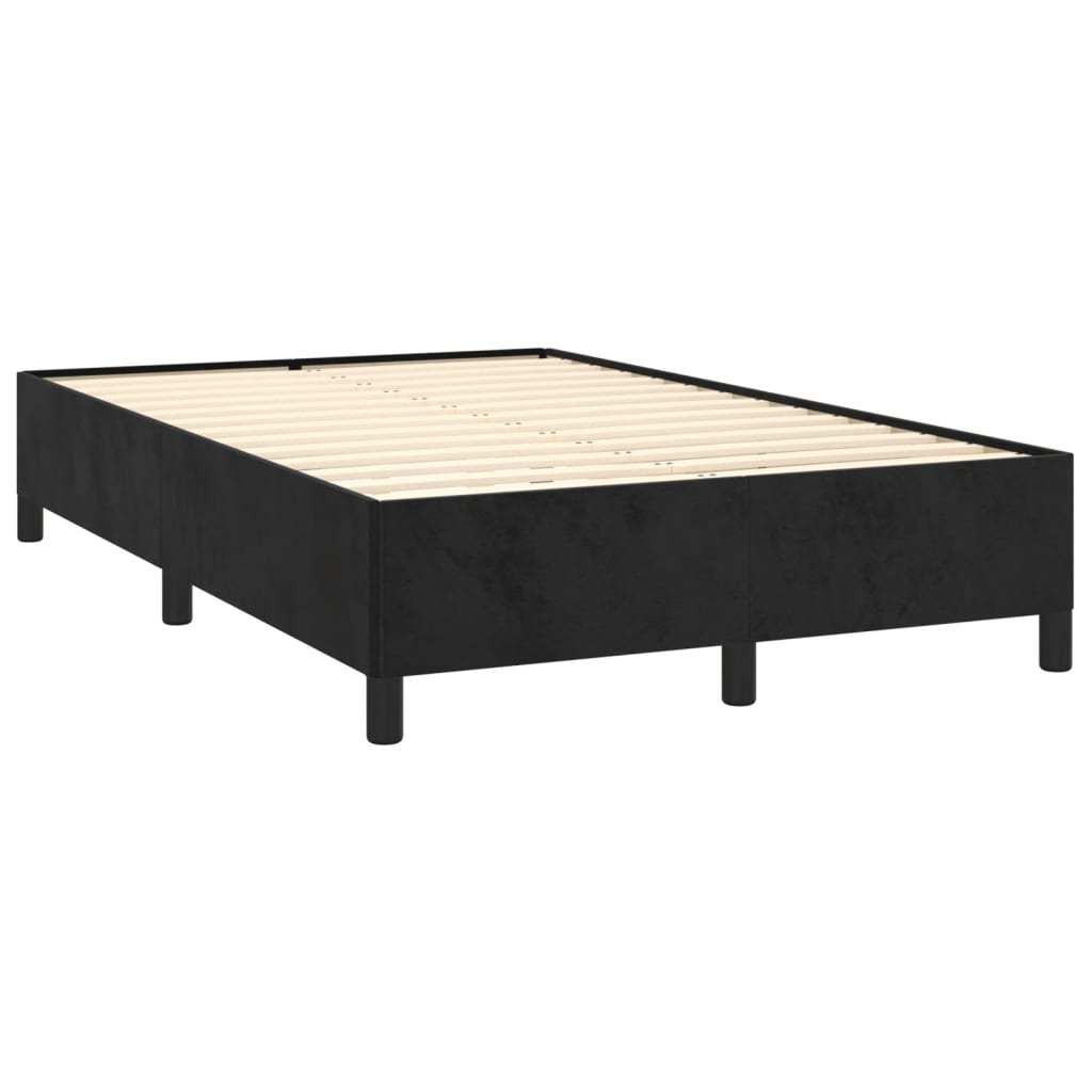 vidaXL Cadre de lit sans matelas noir 120x200 cm velours