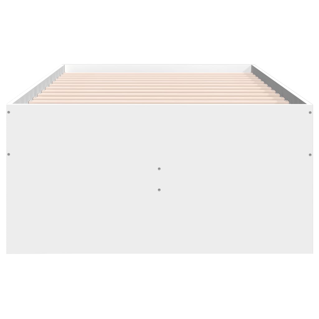 vidaXL Lit de jour avec tiroirs blanc 75x190 cm bois d'ingénierie