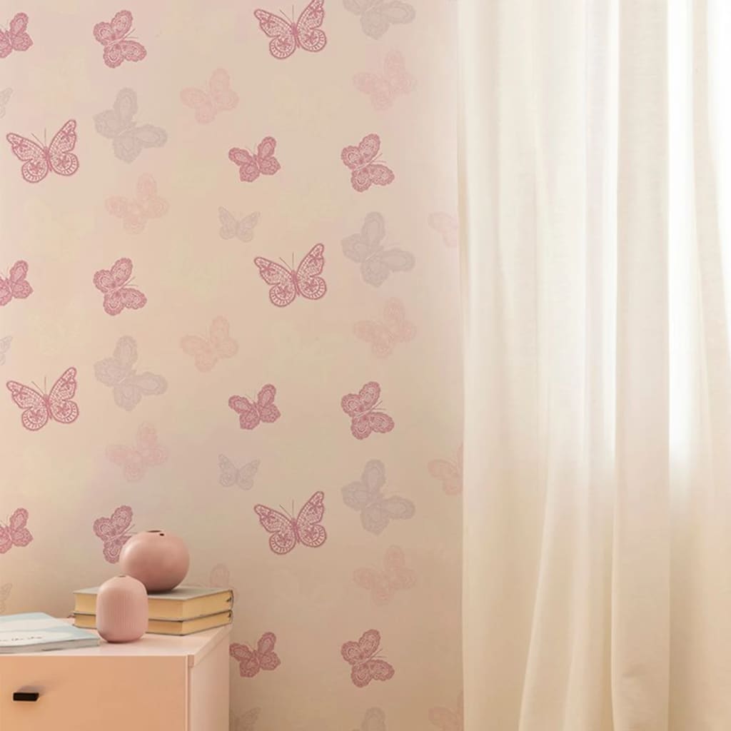 Noordwand Papier peint Kids @ Home Butterfly rose