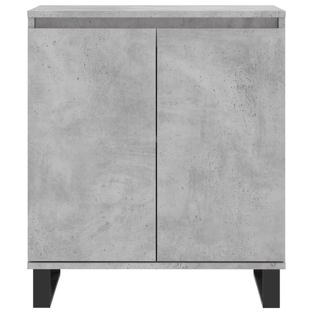 vidaXL Buffet Gris béton 60x35x70 cm Bois d'ingénierie