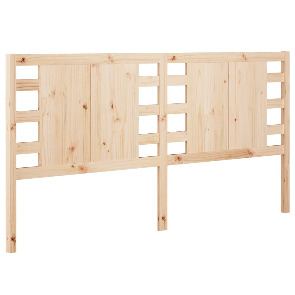 vidaXL Tête de lit 206x4x100 cm Bois massif de pin