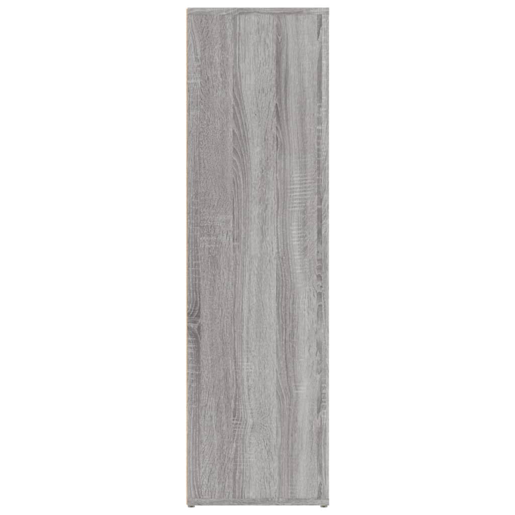 vidaXL Buffet Sonoma gris 80x30x106 cm Bois d'ingénierie