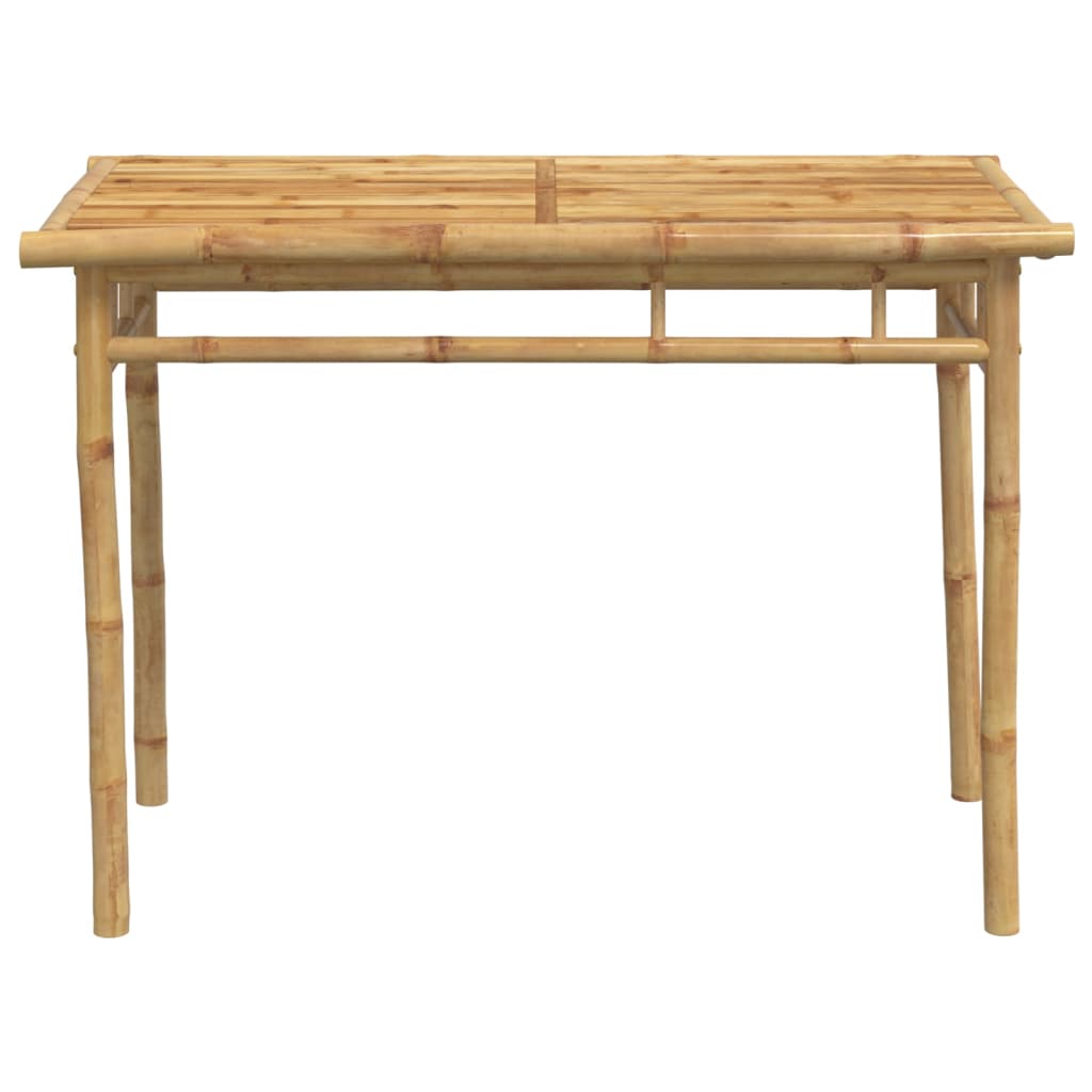 vidaXL Table à manger de jardin 110x55x75 cm bambou