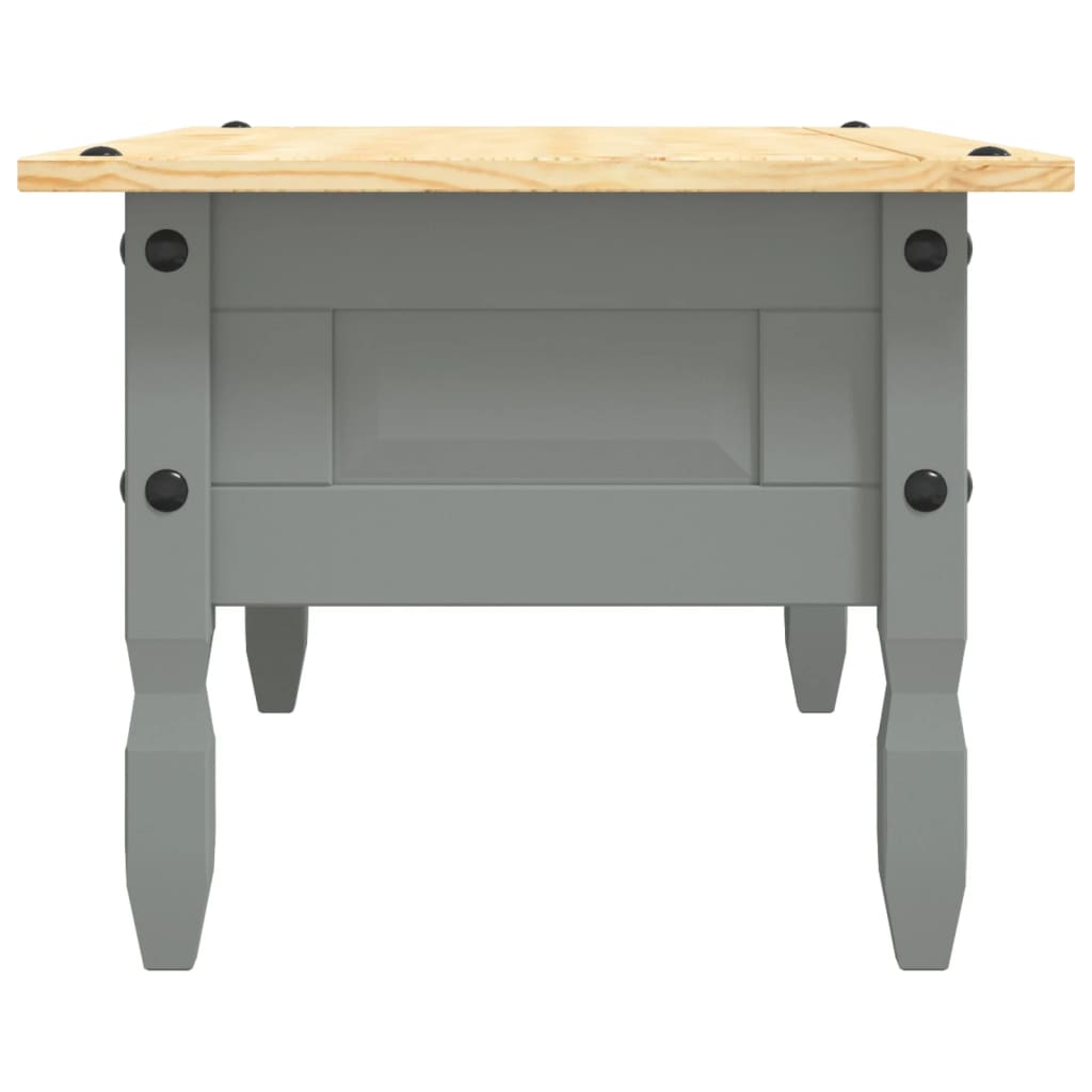 vidaXL Table basse Pin mexicain Gamme Corona Gris 100x55x44 cm