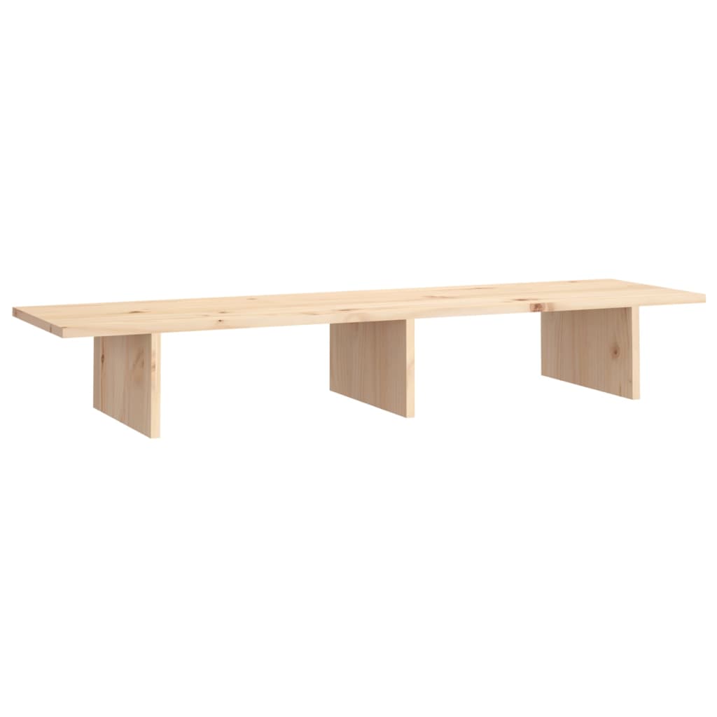 Support de moniteur 100x27x15 cm Bois de pin solide