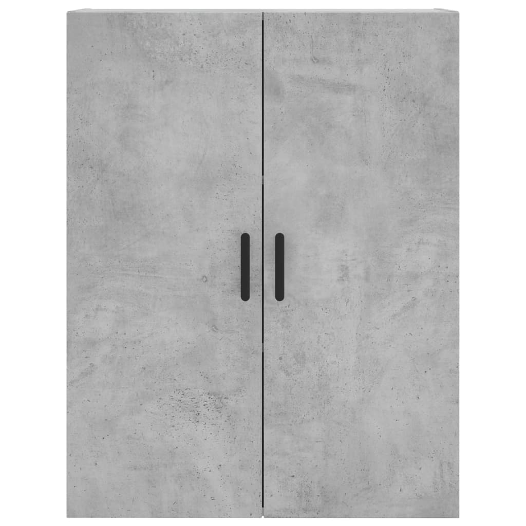 vidaXL Armoire murale gris béton 69,5x34x90 cm